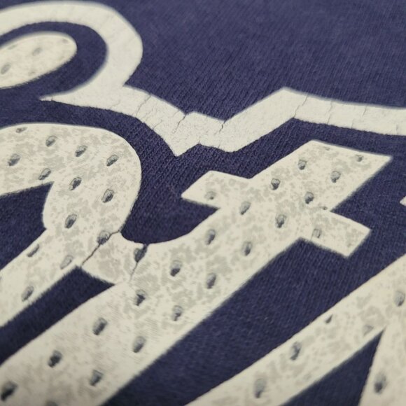 Patriots Reebok Tee Shirt Dark Blue Mens Medium Cotton NFL Fan Football USA - Picture 6 of 7